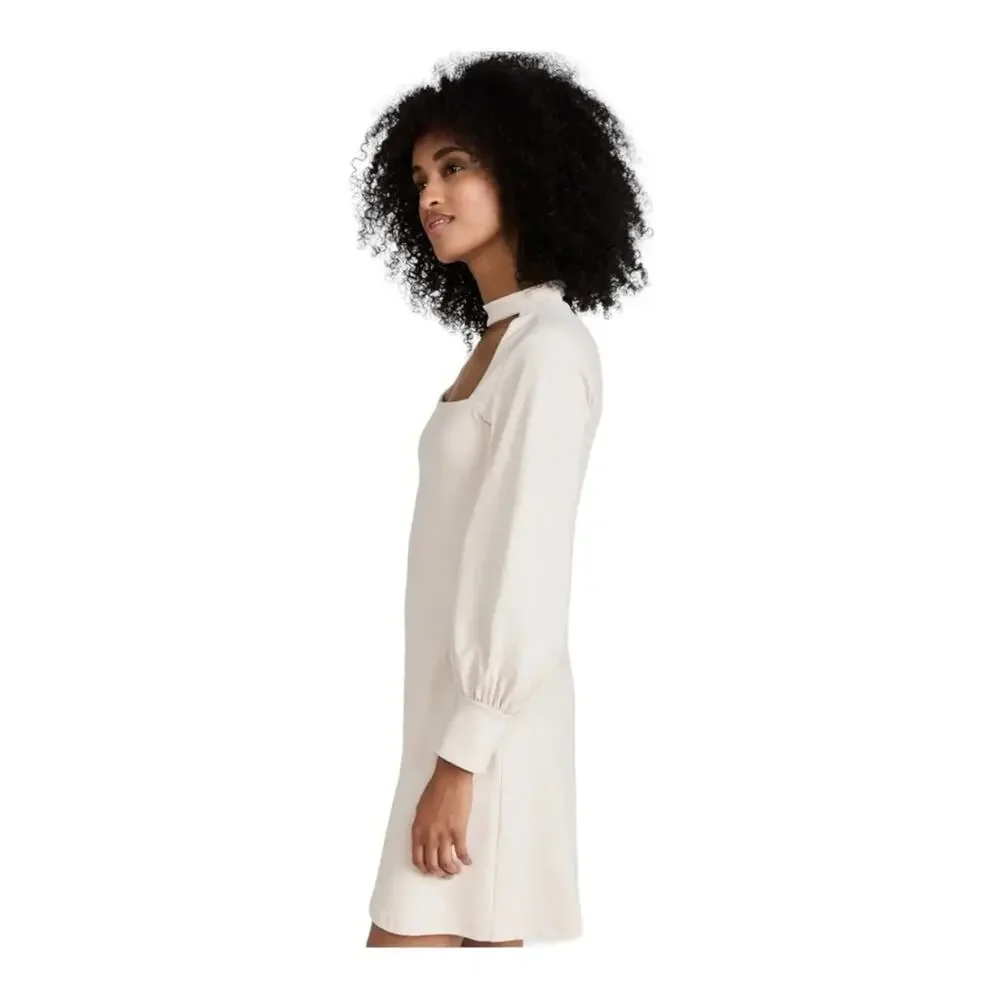 Susana Monaco Revolve Mock Neck Cut Out Flare Dress Size Small NWT